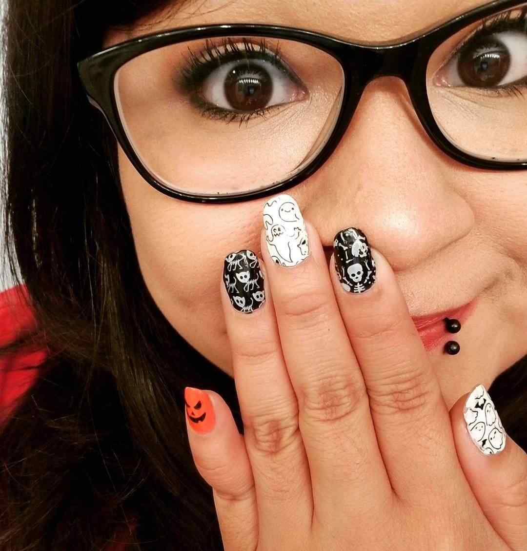 uñas estampadas halloween