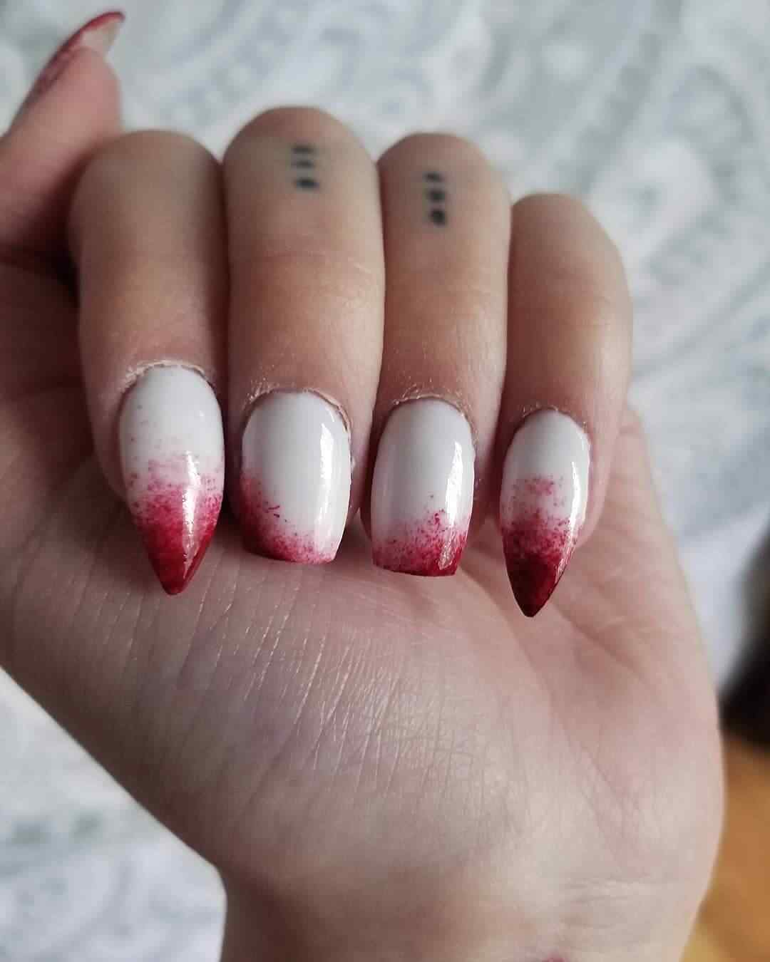 uñas de vampiro para halloween