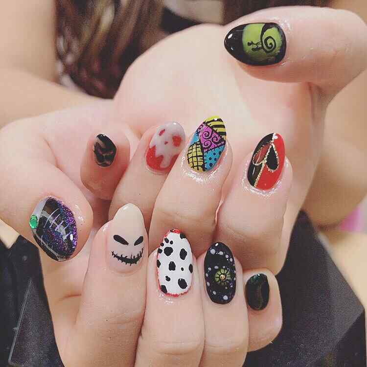 uñas decoradas de halloween profesional