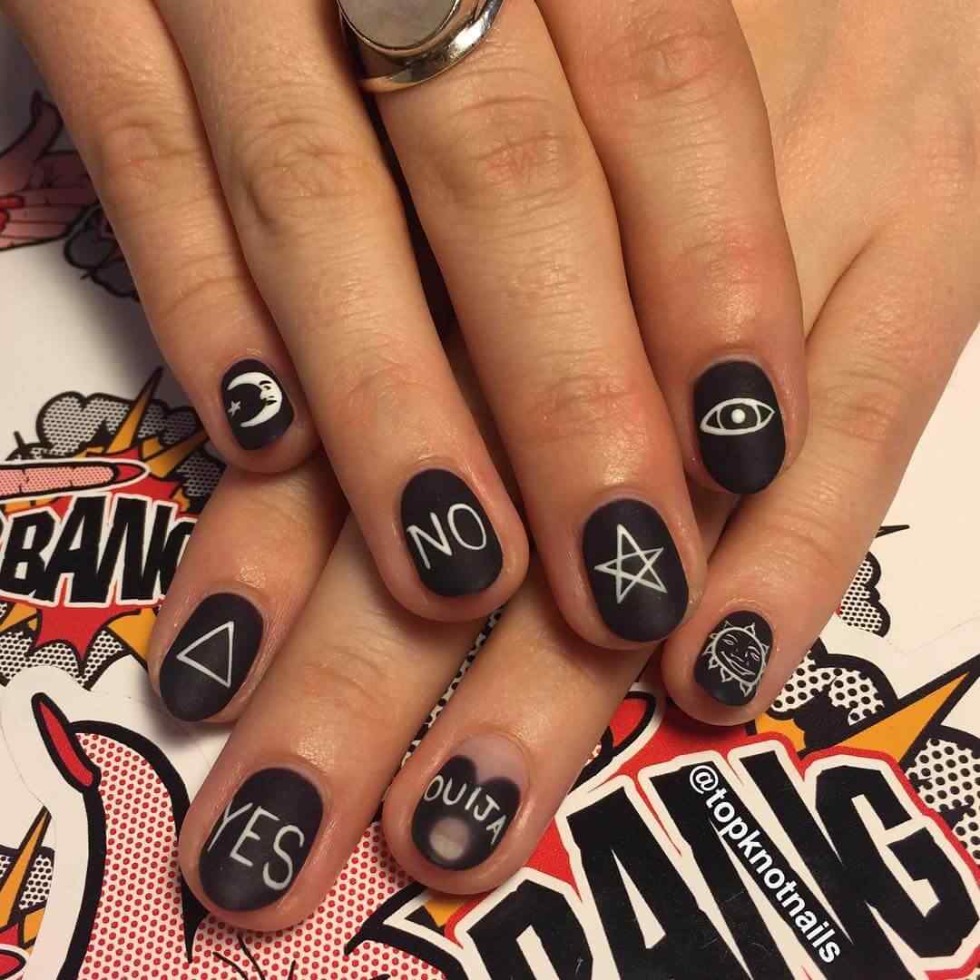 uñas halloween bruja